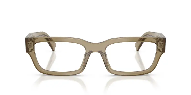 Uomo PR C02V 22H1O1 Montature da vista Acetato Marrone Trasparente Pillow Normale miniatura 3