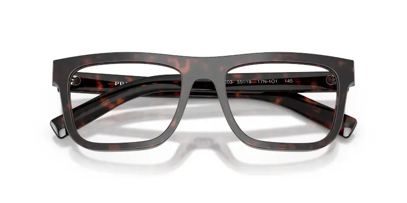 Uomo PR C03V 17N1O1 Montature da vista Acetato Tartaruga Trasparente Pillow Normale miniatura 2