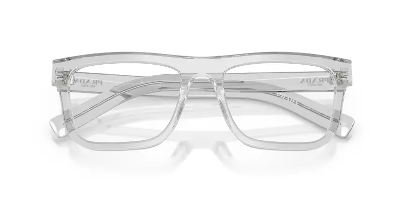 Uomo PR C03V 17P1O1 Montature da vista Acetato Grigio Trasparente Pillow Normale miniatura 2