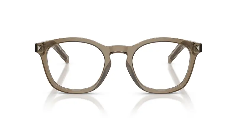 Uomo PR C04V 18T1O1 Montature da vista Acetato Marrone Trasparente Pillow Normale miniatura 3