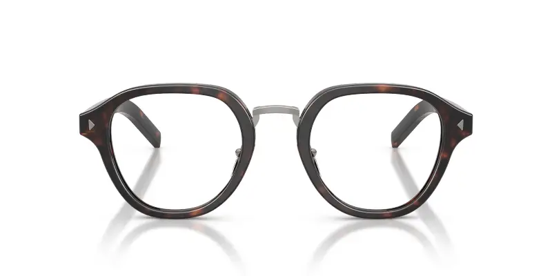 Uomo PR C05V 17N1O1 Montature da vista Acetato Tartaruga Trasparente Pantos Normale miniatura 3