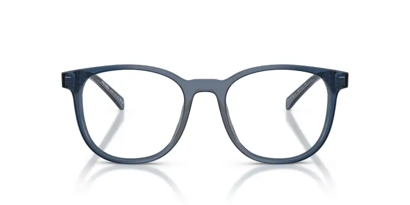 Uomo Prada PR A15V 08Q1O1 Montature da vista Acetato Blu Trasparente Pantos Normale miniatura 3