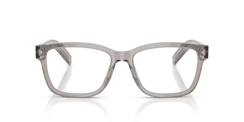 Uomo Prada PR B10V 10J1O1 Montature da vista Acetato Grigio Trasparente Squadrata Normale miniatura 3
