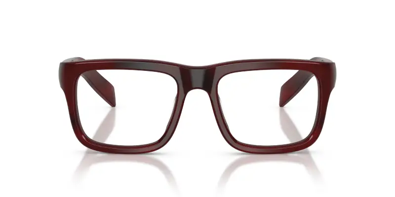 Uomo Prada PR D02V 25J1O1 Montature da vista Acetato Tartaruga Trasparente Squadrata Normale miniatura 3