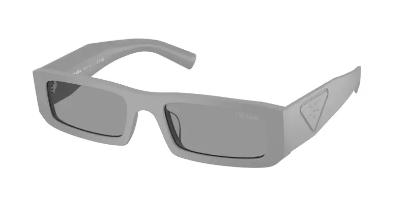 Uomo Prada PR D09SD 06K50Q Occhiali da sole Acetato Grigio Grigio Squadrata Normale