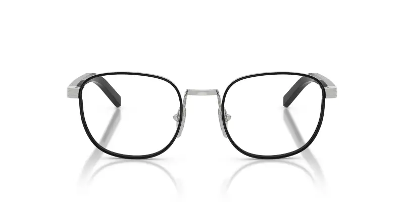 Uomo Prada PR D50V 1BC1O1 Montature da vista Metallo Argento Trasparente Pantos Normale miniatura 3