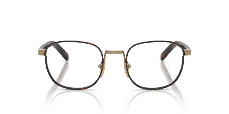 Uomo Prada PR D50V 7OE1O1 Montature da vista Metallo Oro Trasparente Pantos Normale miniatura 3