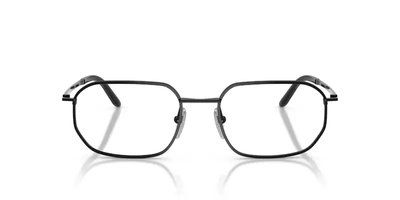 Uomo Prada PR D51V 1AB1O1 Montature da vista Metallo Nero Trasparente Geometrica Normale miniatura 3