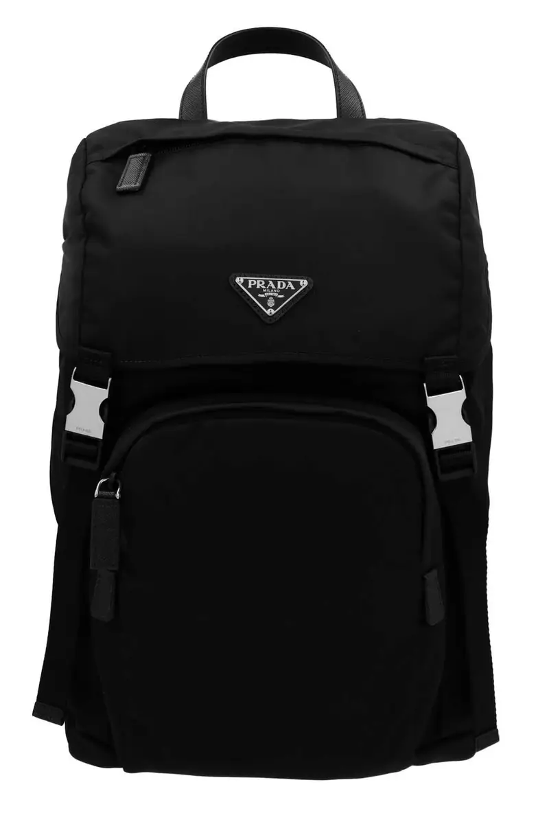 Zaino Re-Nylon Logo Nero
