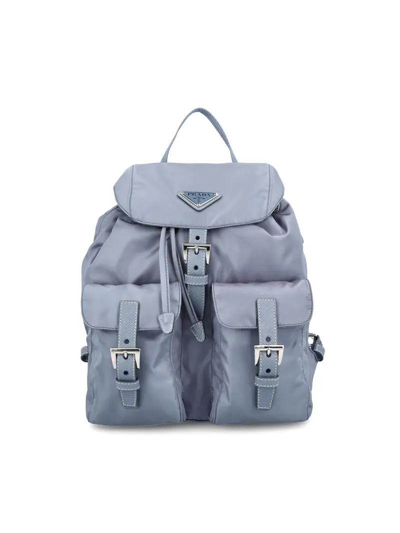 Zaino Small In Re-Nylon BLU
