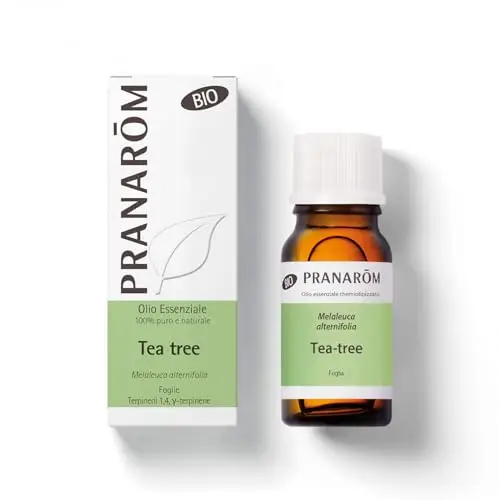 PRANARÔM Olio Essenziale Tea Tree BIO - 100% Puro e Naturale HECT - Antibatterico, Antivirale, Purificante - Difese