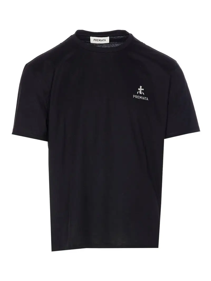 Maglietta con logo Nero
