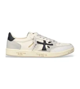 per uomo BSKTCLAY Sneakers in pelle bianca Bsktclay (41), Bianco, Basso, Stringhe, Casual