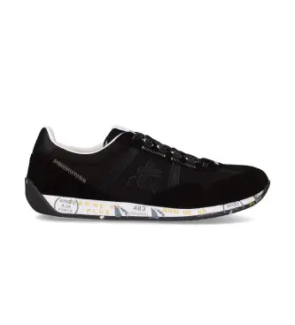 per uomo JACKYX Sneakers in pelle nera Jackyx (45), Nero, Basso, Stringhe, Casual