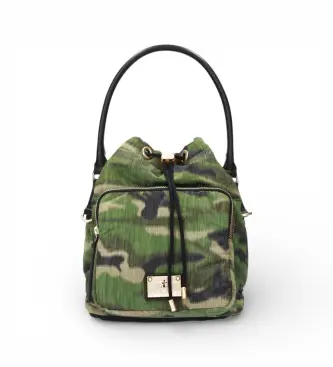 per uomo MIA Borsa Mia 2146, mimetica verde (OSFA), Casual, Mimetico, Poliestere Nero