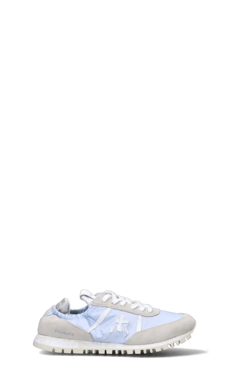 Sneaker donna grigia/azzurra in suede Vario