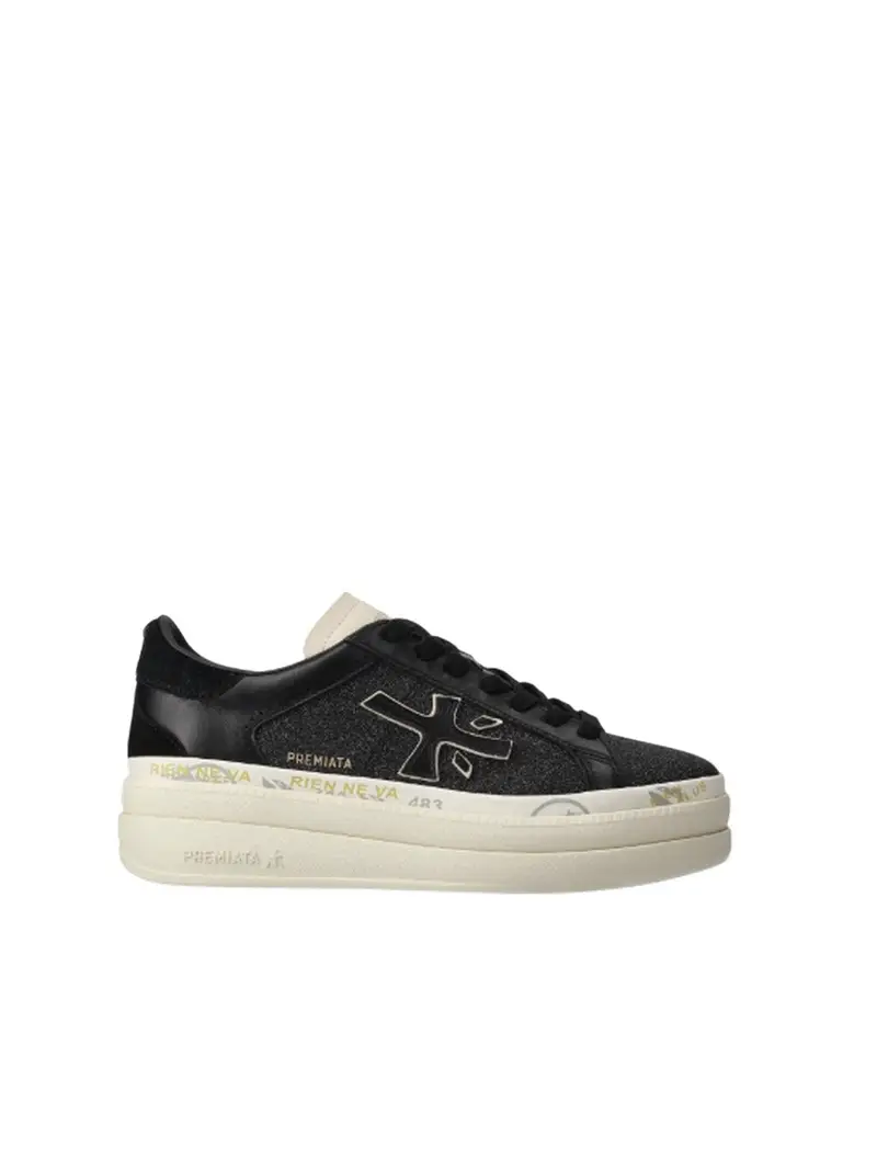 sneaker donna premiata - claudia - nero BLACK