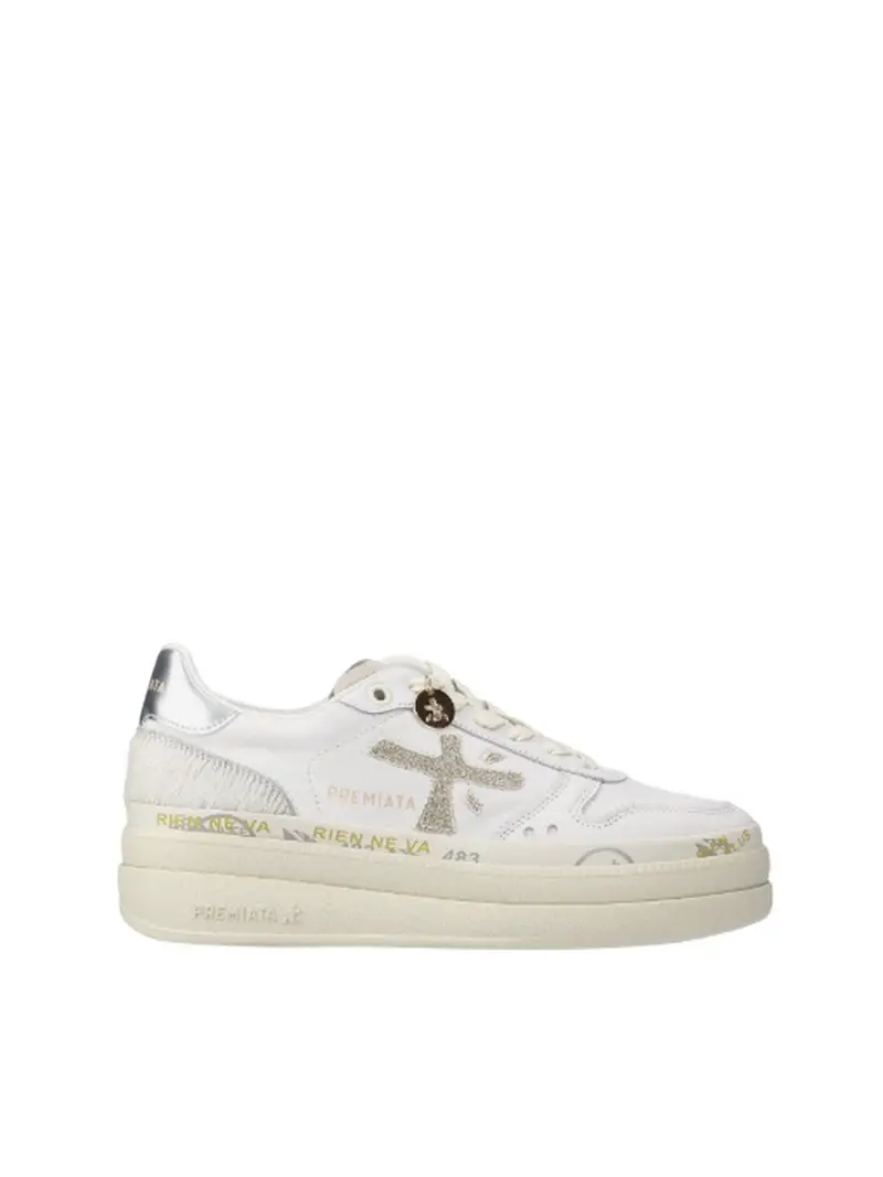sneaker donna premiata - micol - bianco WHITE