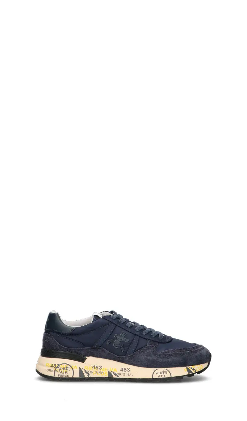 Sneaker uomo navy in pelle Vario