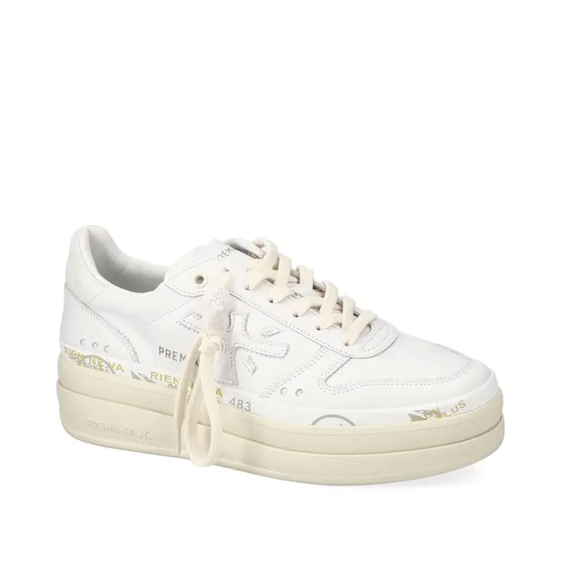 Sneakers Micol Bianche Bianco miniatura 2