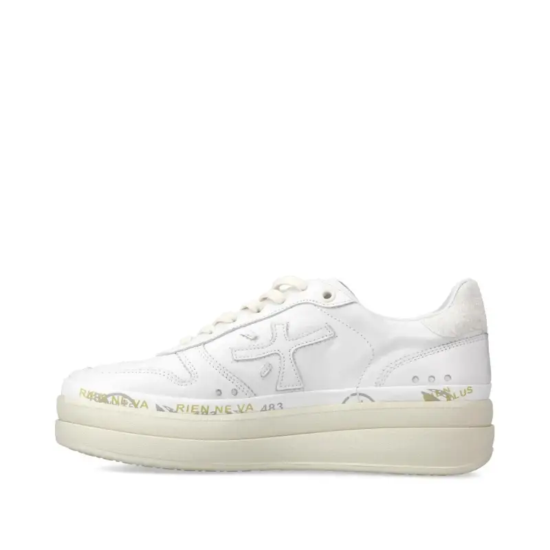 Sneakers Micol Bianche Bianco miniatura 3