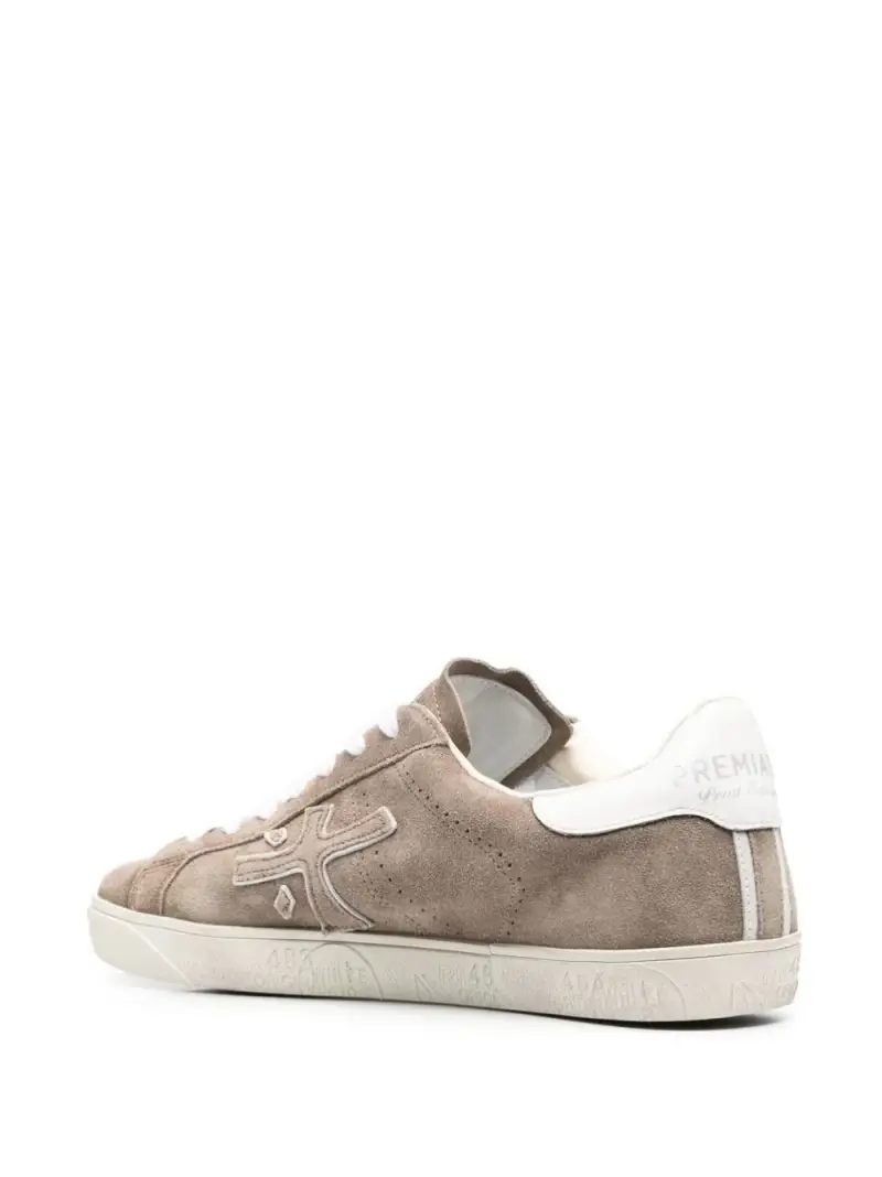 Premiata Sneakers beige in suede per uomo miniatura 2