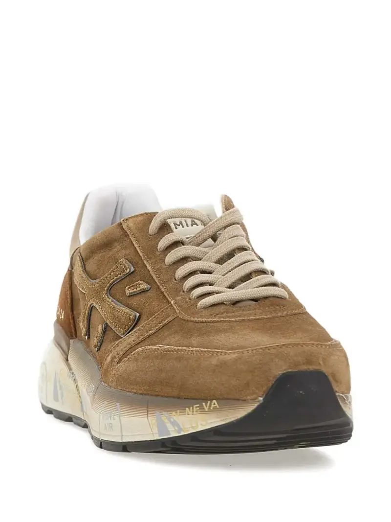 Premiata Sneakers beige in mix di materiali tecnici e pellami miniatura 2
