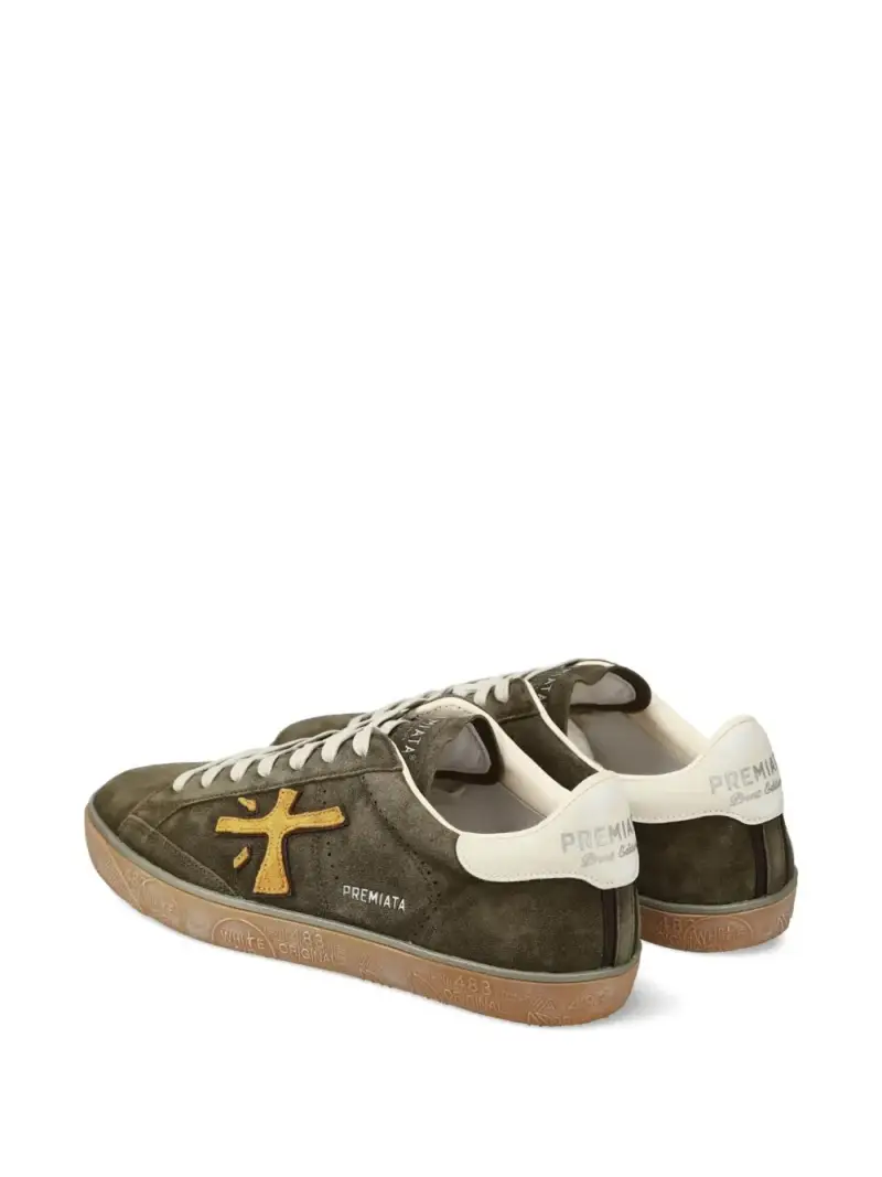 Premiata Sneakers grigio in pelle per uomo miniatura 2