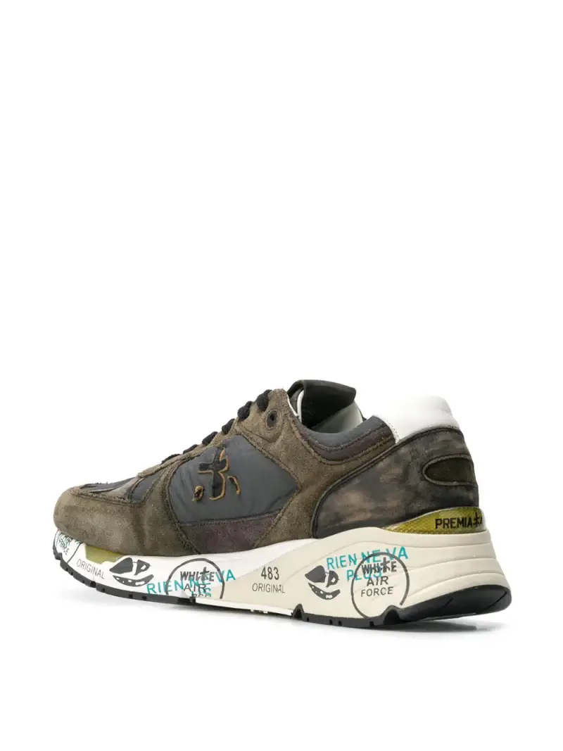 Premiata Sneakers Uomo Verde Mase miniatura 3