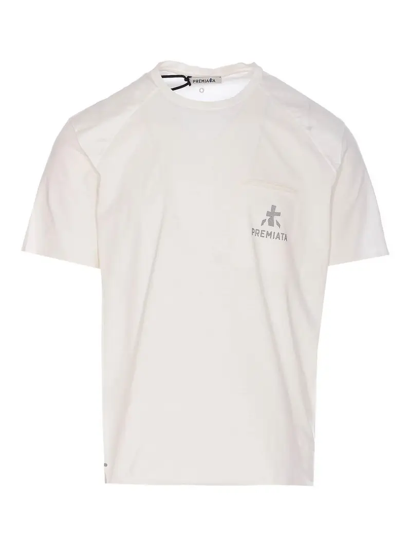 T-shirt logo Bianco