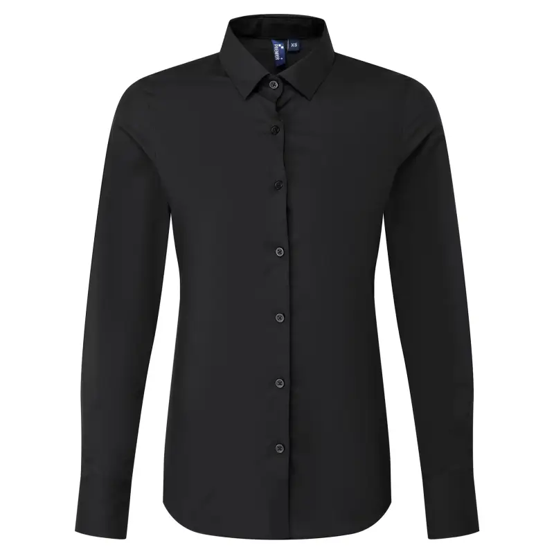 Camicia donna maniche lunghe in popeline Premier Recyclight