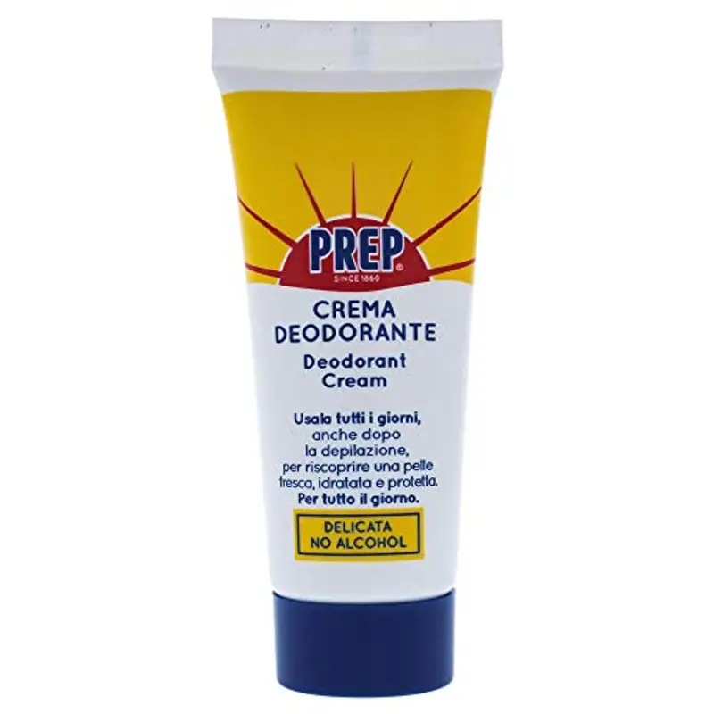 Prep, Crema Deodorante, Antitraspirante, Protezione 48h, per Pelli Sensibili, Senza Alcol, Coloranti e Conservanti (Confezione da 4) miniatura 3