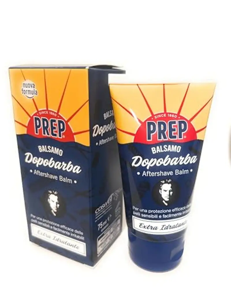 Prep, Emulsione Dopo Barba, Balsamo Dopobarba ad Azione Protettiva e Lenitiva per le Irritazioni da Rasoio, Formula Dermatologicamente Testata, Senza Alcol, 12 Pezzi da 7.50 gr
