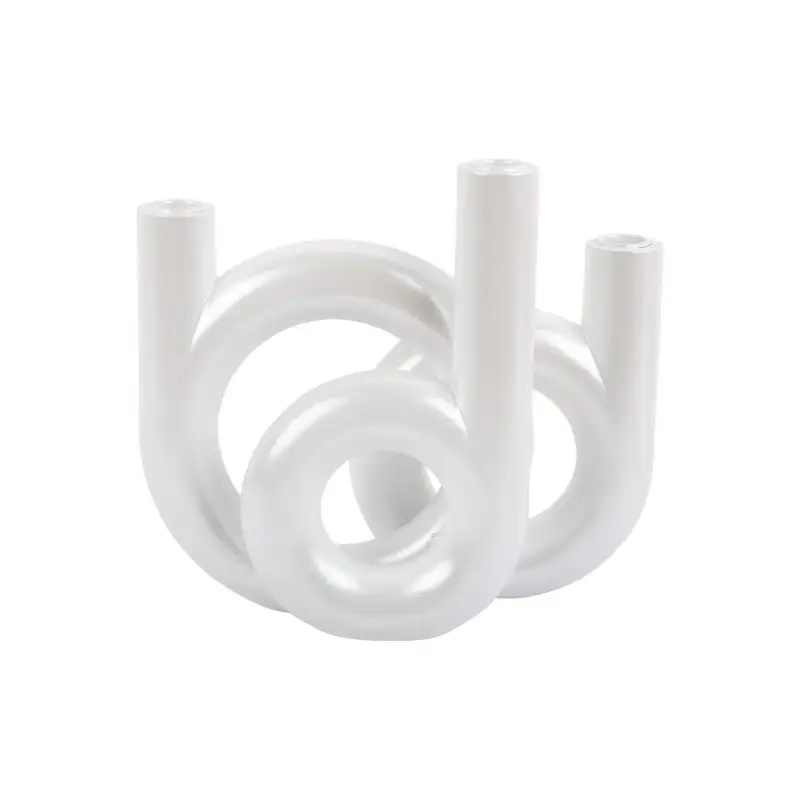 Candeliere in vetro Present Time Rings Medium