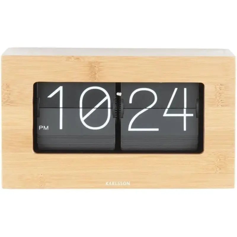 Orologi da parete e da tavolo Present Time Boxed Flip