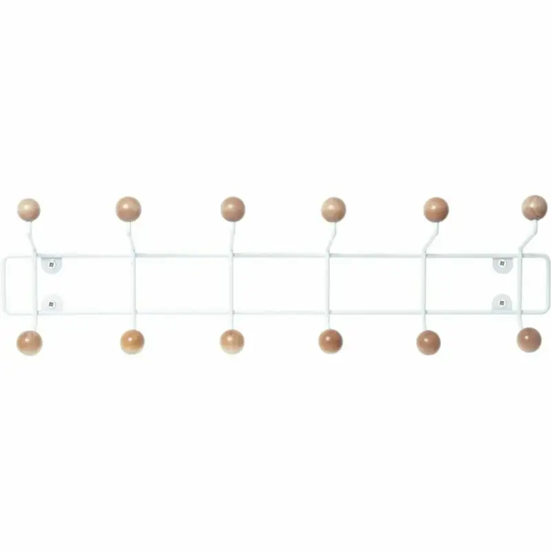 Portacappelli con sfere di legno Present Time Saturnus XL