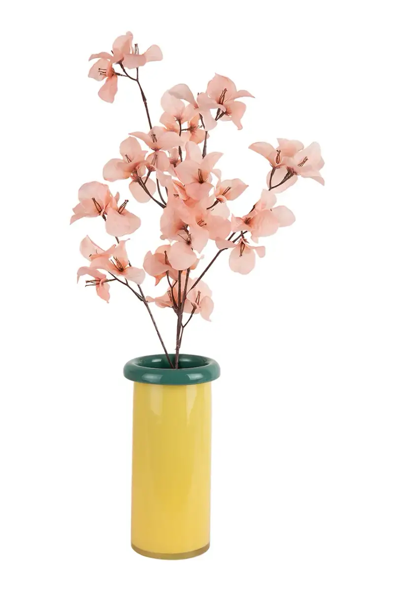 vaso decorativo Plegado S Giallo miniatura 2