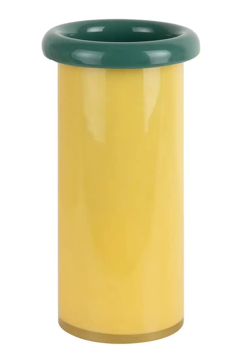 vaso decorativo Plegado S Giallo