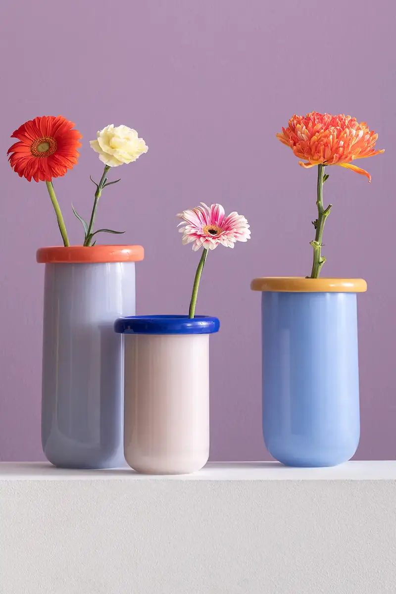 vaso decorativo Plegado XS Rosa miniatura 3