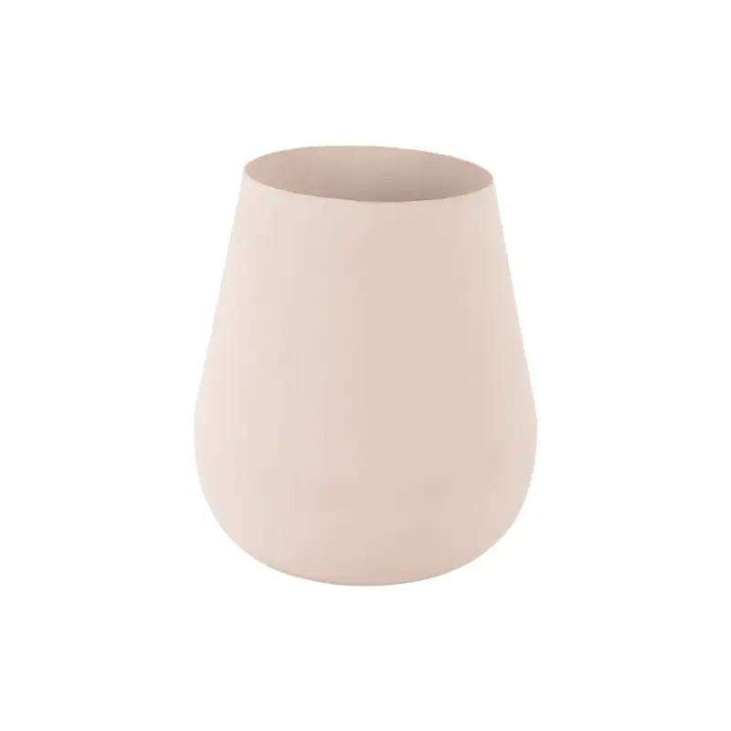 Vaso in metallo strutturato Present Time Boaz