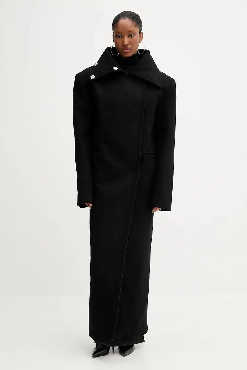 cappotto colore nero PRE312FW24