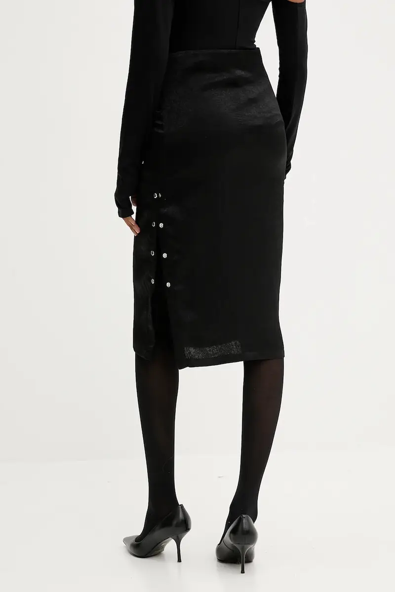 gonna colore nero PRE711FW24 miniatura 3