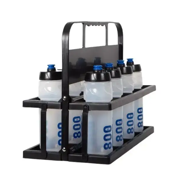 Porta-bottiglie grande modello pvc + 8 bottiglie Prestoglas