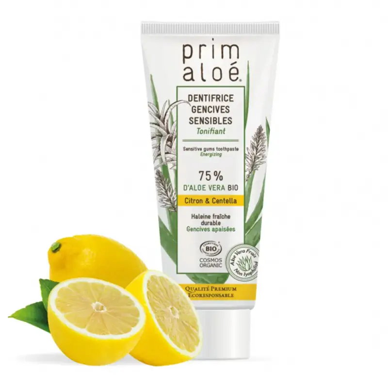 Dentifricio Limone Gengiva Sensibile 75% Aloe Vera 75ml