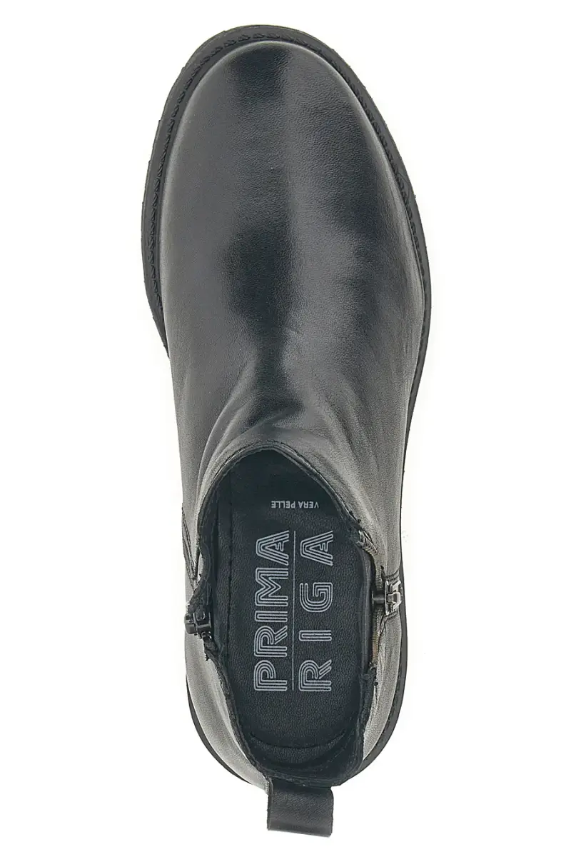 Beatles neri con doppia zip laterale Prima Riga 501 GAUDI [NERO] miniatura 3