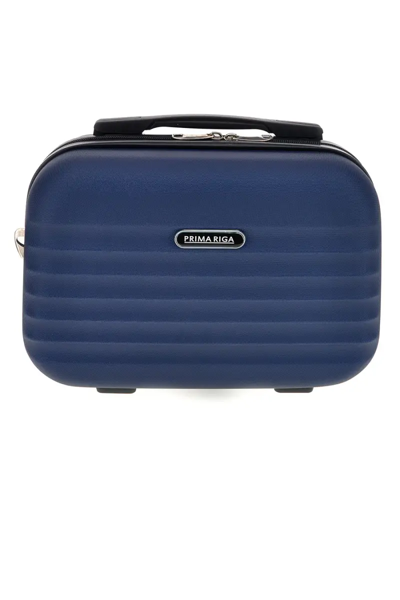 Beauty case blu rigido con tracolla Prima riga Pr194 [NAVY]