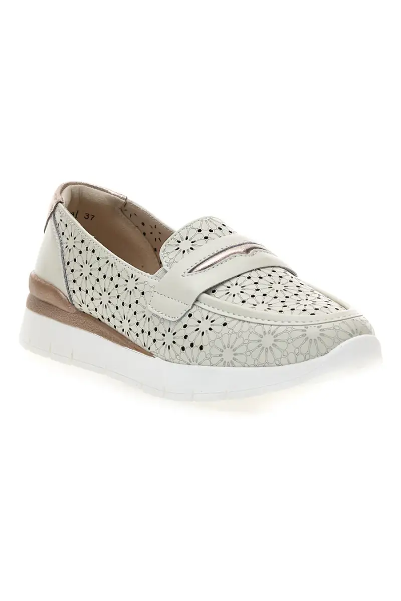 PRIMA RIGA Mocassini Beige 4365043 miniatura 2