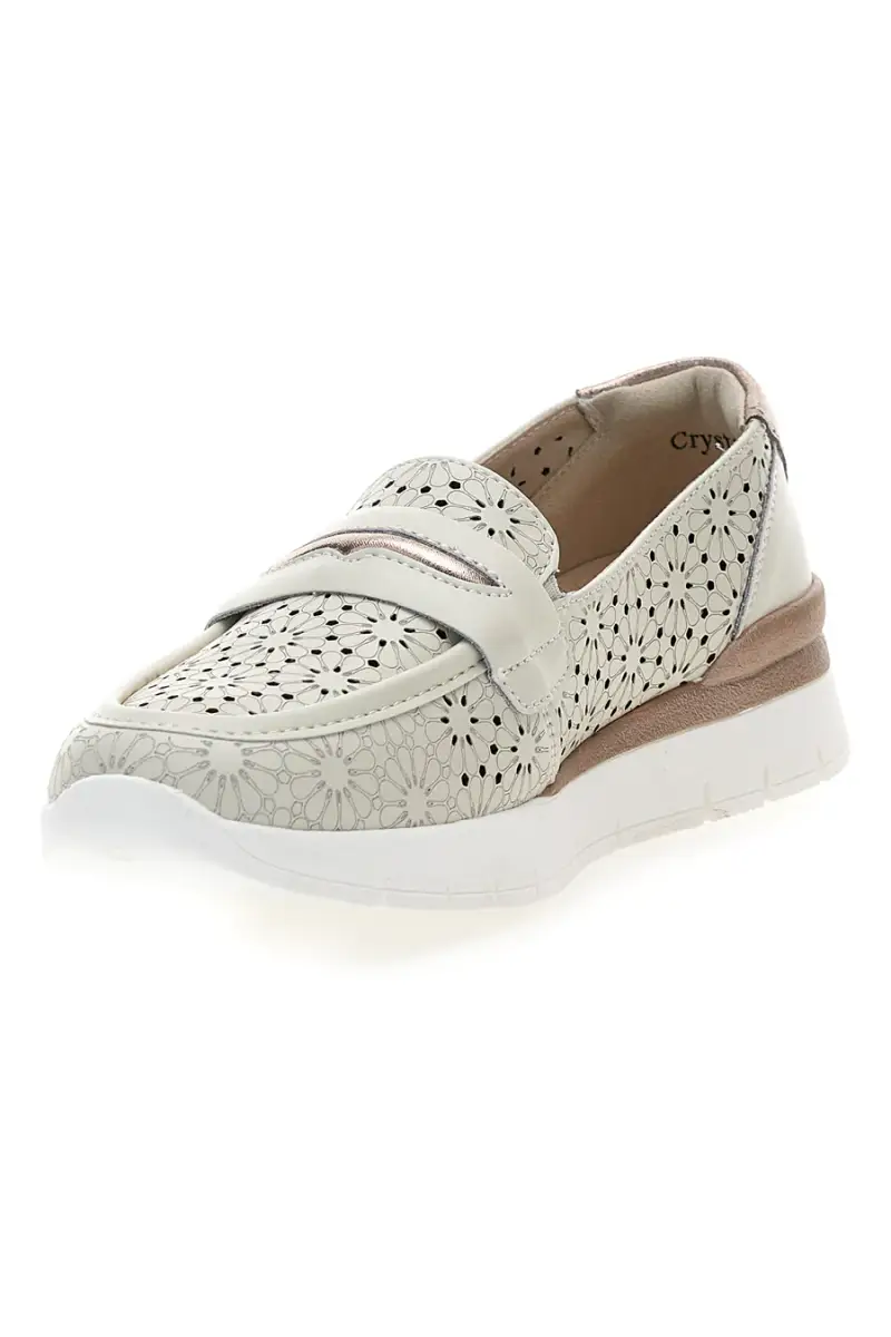 PRIMA RIGA Mocassini Beige 4365043 miniatura 3