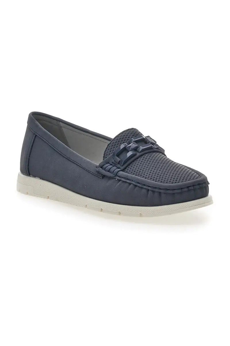 Mocassini Blu Con Catenina Prima Riga 9194 [NAVY] miniatura 2