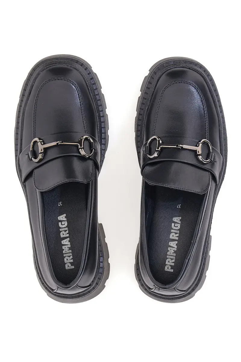 PRIMA RIGA Mocassini Nero 3400640 miniatura 3